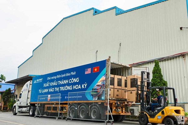 Hòa Phát xuất khẩu thành công tủ lạnh thế hệ mới vào thị trường Hoa Kỳ