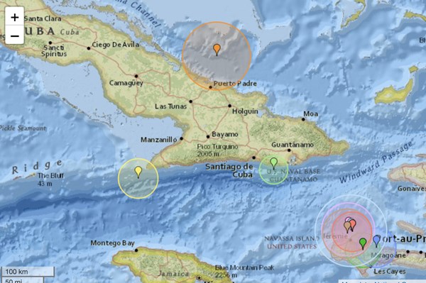 Động đất mạnh tại Cuba