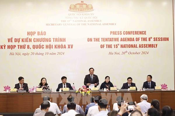 Quốc hội thực hiện quy trình bầu Chủ tịch nước vào ngày 21/10