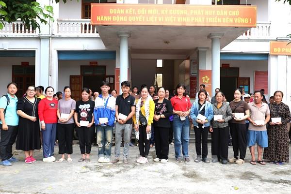 Chia sẻ khó khăn với người dân Hà Giang bị thiệt hại do thiên tai