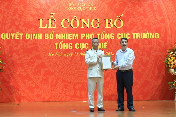 Tổng cục Thuế có Phó Tổng cục trưởng