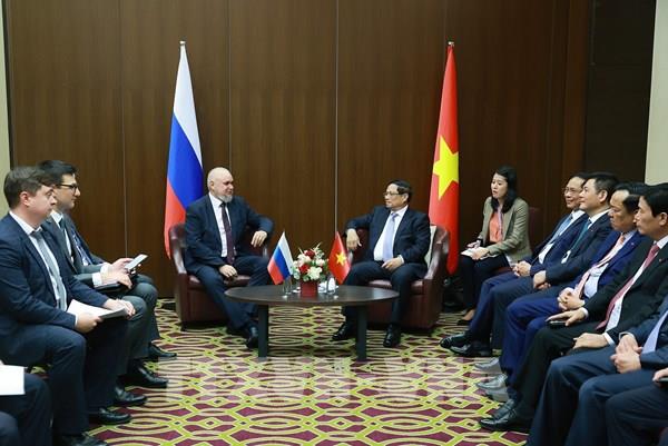 Thủ tướng Phạm Minh Chính tiếp Bộ trưởng Năng lượng Liên bang Nga