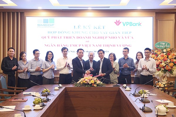 Quỹ SMEDF hợp tác với VPBank hỗ trợ doanh nghiệp tiếp cận nguồn vốn vay ưu đãi