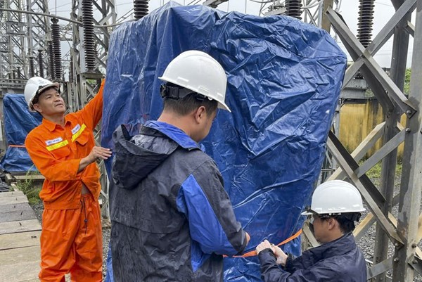 EVN chủ động ứng phó với bão TRAMI và mưa lũ