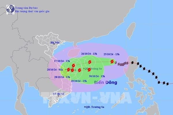 2 kịch bản xảy ra đối với bão số 6