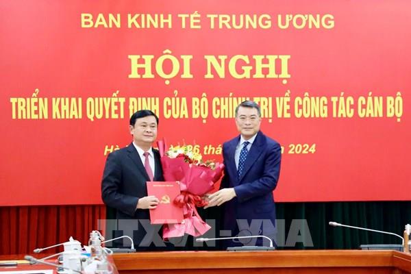 Ông Thái Thanh Quý giữ chức Phó Trưởng Ban Kinh tế Trung ương