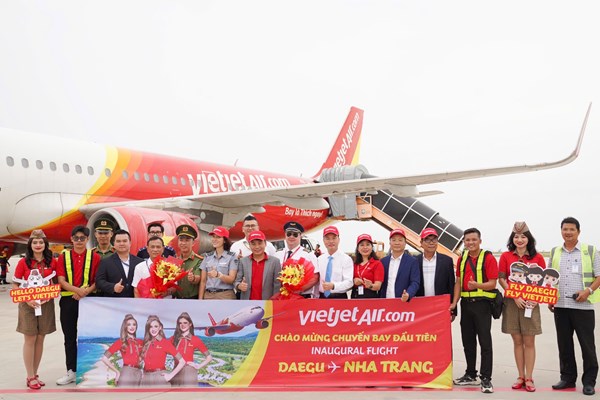 Vietjet mở rộng mạng lưới bay từ Nha Trang đi Daegu (Hàn Quốc)