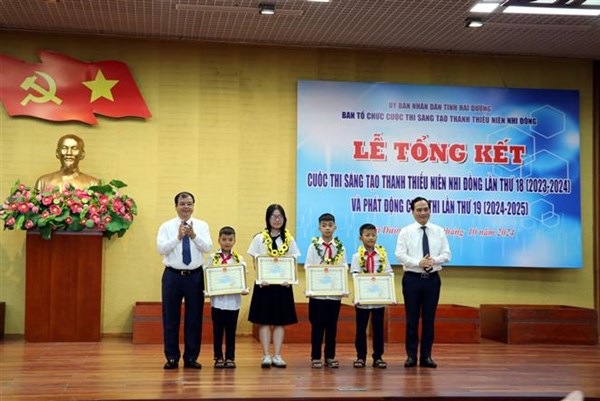 Hải Dương: Phát huy tiềm năng sáng tạo khoa học kỹ thuật trong học sinh