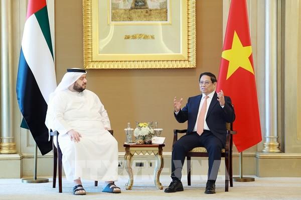 Thủ tướng Phạm Minh Chính đề nghị UAE hỗ trợ xây dựng các trung tâm tài chính quốc tế tại Việt Nam