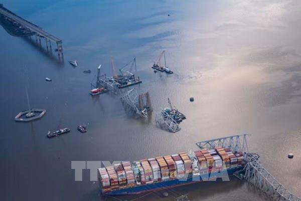 Chủ tàu hàng đâm sập cầu Baltimore phải bồi thường hơn 100 triệu USD
