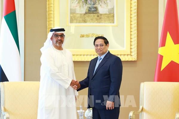 Thủ tướng Phạm Minh Chính tiếp Giám đốc Cơ quan đầu tư UAE