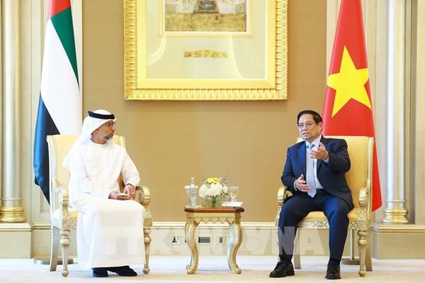 Thủ tướng Chính phủ Phạm Minh Chính tiếp lãnh đạo quỹ đầu tư 300 tỷ USD của Abu Dhabi