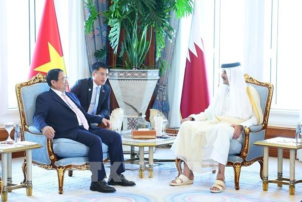 Quốc vương Qatar: Sẵn sàng đẩy mạnh đầu tư vào Việt Nam