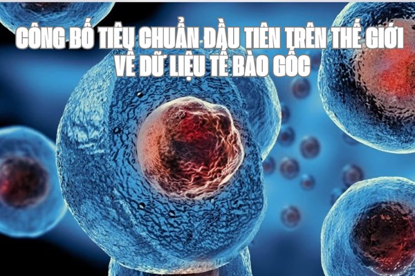Công bố tiêu chuẩn đầu tiên trên thế giới về dữ liệu tế bào gốc