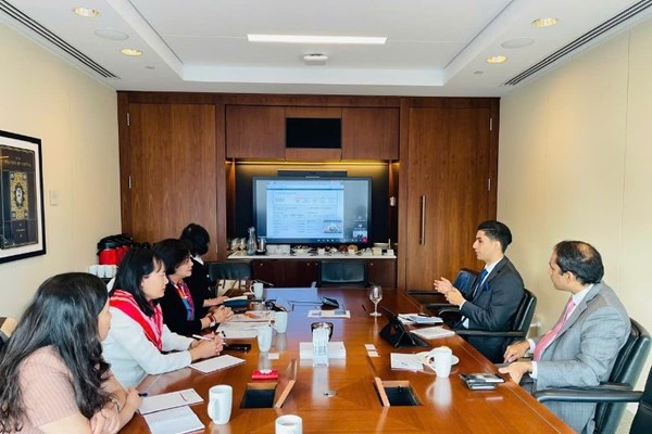 Agribank tham dự các phiên họp và làm việc tại Mỹ về ESG và tài chính bền vững