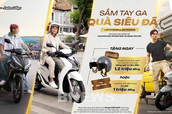 Honda Việt Nam đang khuyến mại hàng loạt mẫu xe tay ga