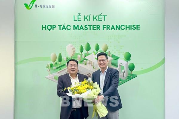Vasia hợp tác đầu tư trạm sạc nhượng quyền V-GREEN tại Bắc Ninh