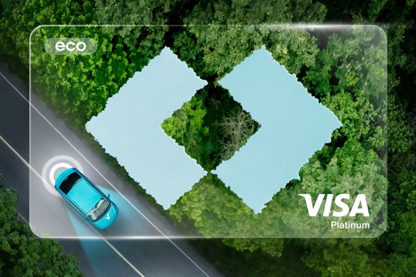Techcombank Visa Eco: Thẻ xanh đầu tiên theo dõi dấu chân Carbon 