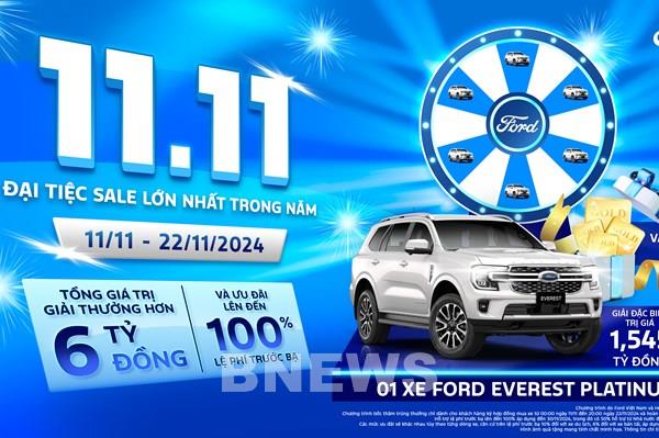 Ford Việt Nam chi hơn 6 tỷ đồng cho "Đại Tiệc Sale” và ưu đãi 100% phí trước bạ