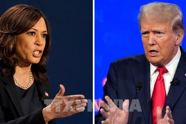 Bầu cử Mỹ 2024: Ông Trump tạm dẫn trước bà Harris​ hơn 30 phiếu đại cử tri