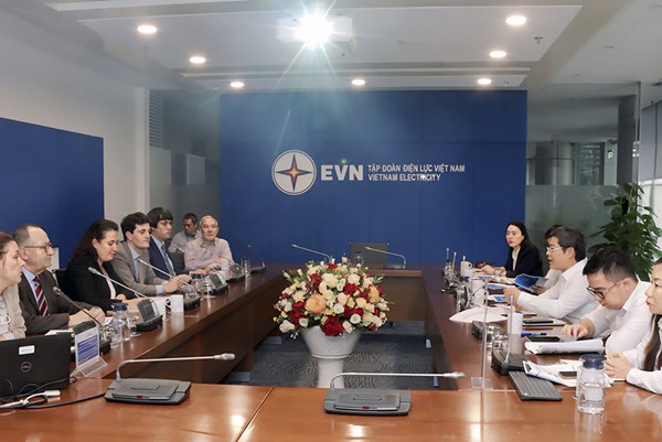 EVN làm việc với WB về dự thảo báo cáo chính sách ngành điện Việt Nam