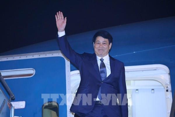 Chủ tịch nước Lương Cường lên đường thăm chính thức Chile, Peru và dự tuần lễ cấp cao APEC 