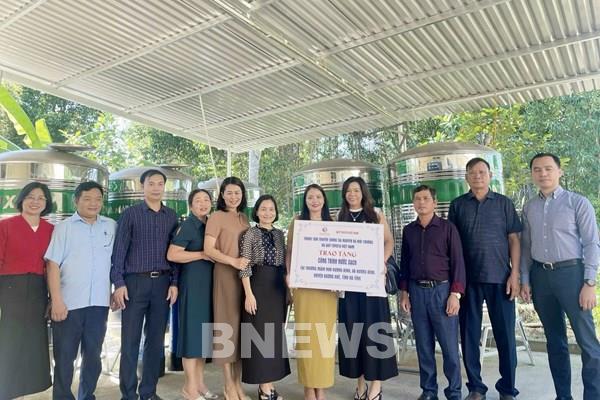 Quỹ Toyota bàn giao công trình nước sạch cho Trường Mầm non Hà Tĩnh