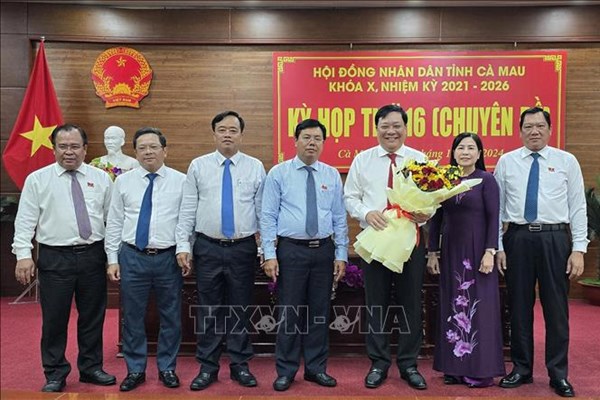 Ông Phạm Thành Ngại được bầu giữ chức Chủ tịch UBND tỉnh Cà Mau 