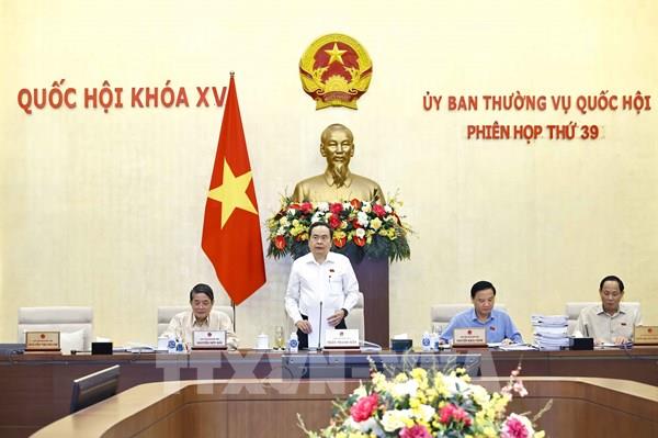 Phiên họp 39, Ủy ban Thường vụ Quốc hội: Sắp xếp đơn vị hành chính 12 địa phương