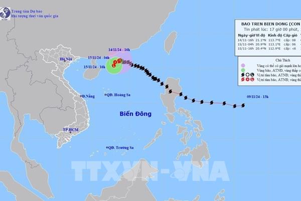 Xuất hiện cơn bão quốc tế Usagi gần Biển Đông