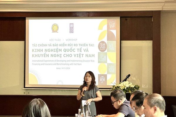 Khuyến nghị cho giải pháp tài chính và bảo hiểm rủi ro thiên tai