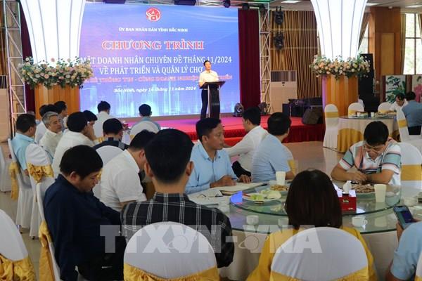 Bắc Ninh tháo gỡ khó khăn cho phát triển hệ thống chợ