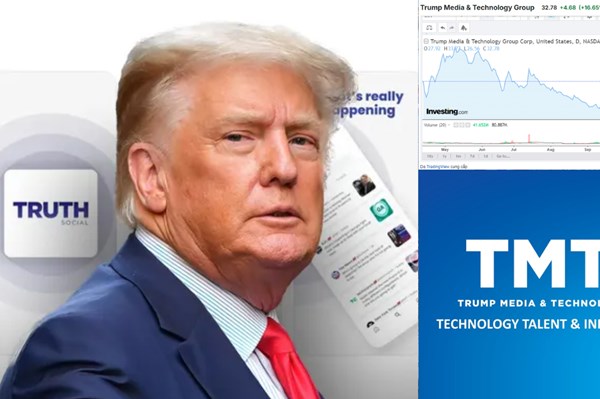 Cổ phiếu công ty của Tổng thống Mỹ đắc cử Donald Trump tăng vọt