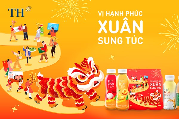 TH lan tỏa “Vị Hạnh Phúc – Xuân Sung Túc” với bộ sản phẩm đồ uống Tết Ất Tỵ 2025