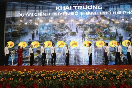 Khai trương Dự án chính quyền số thành phố Hải Phòng