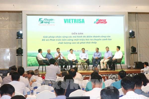 Nhân rộng mô hình thí điểm thành công Đề án 1 triệu ha lúa chất lượng cao
