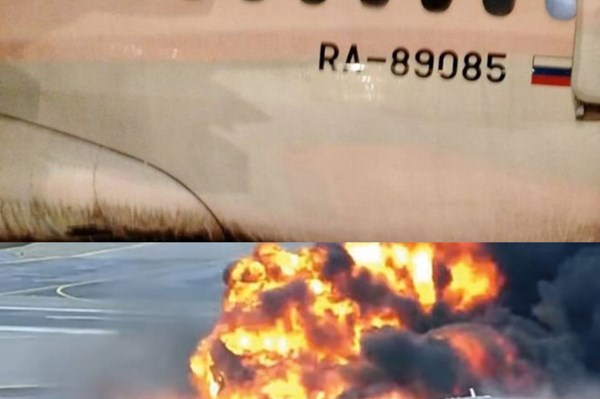 Máy bay chở khách của Nga bị cháy khi hạ cánh