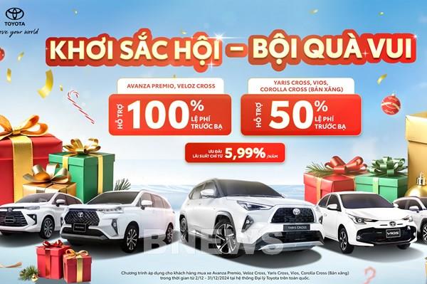 Toyota khuyến mại cho Vios, Veloz Cross, Avanza, Yaris và Corolla