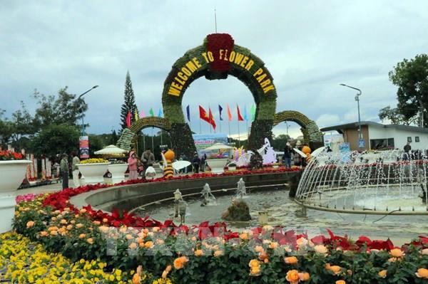 Rực rỡ sắc hoa trên phố núi Đà Lạt