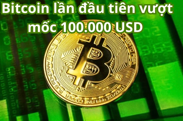 Bitcoin lần đầu tiên vượt mốc 100.000 USD