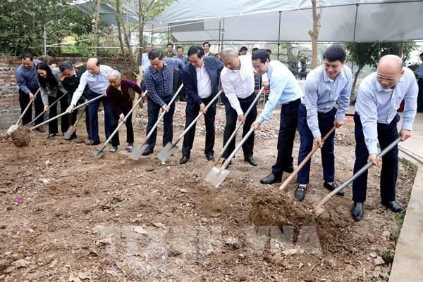 Thái Bình đồng loạt khởi công xây dựng nhà cho hộ nghèo