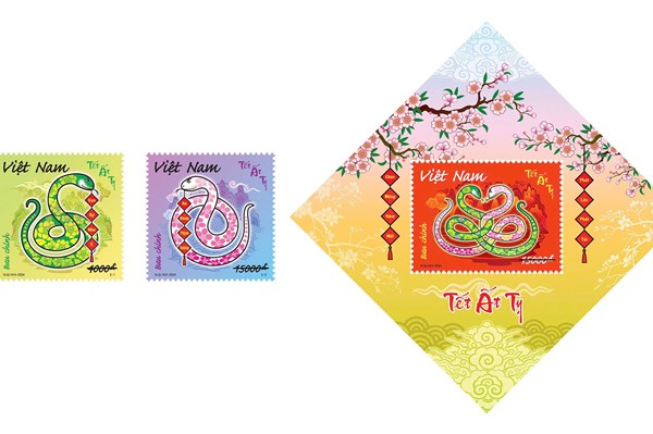 Phát hành đặc biệt Bộ tem “Tết Ất Tỵ”