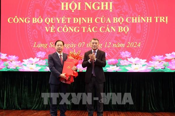 Chuẩn y ông Hoàng Văn Nghiệm giữ chức Bí thư Tỉnh ủy Lạng Sơn