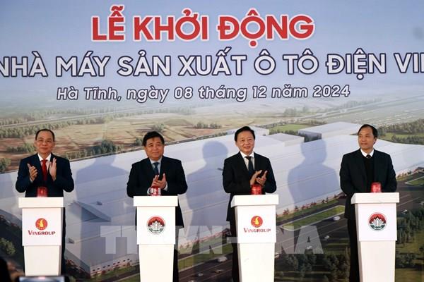 Hà Tĩnh từng bước trở thành trung tâm sản xuất ô tô điện