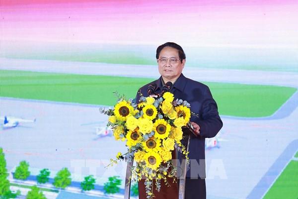 Thủ tướng Phạm Minh Chính dự khởi công Dự án xây dựng Sân bay Gia Bình