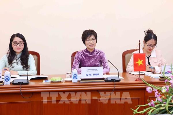 Hãng thông tấn của Việt Nam - Hàn Quốc tăng cường hợp tác trao đổi thông tin