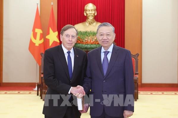 Tổng Bí thư Tô Lâm tiếp Đại tướng David Petraeus, đồng sở hữu Quỹ KKR kiêm Chủ tịch Viện Toàn cầu Quỹ KKR
