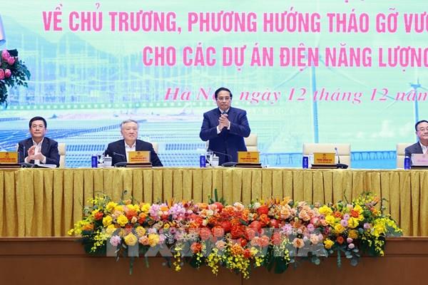 Thủ tướng chủ trì Hội nghị tháo gỡ khó khăn cho dự án điện năng lượng tái tạo
