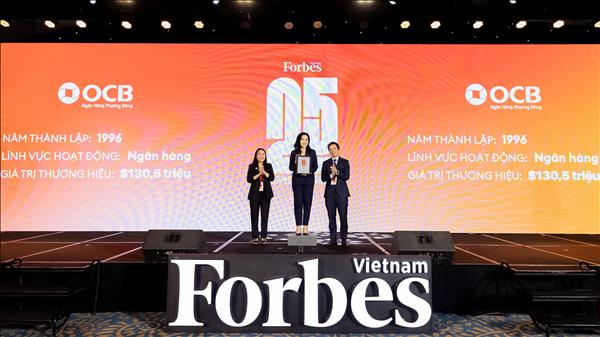 OCB: Top 25 thương hiệu niêm yết dẫn đầu năm 2024