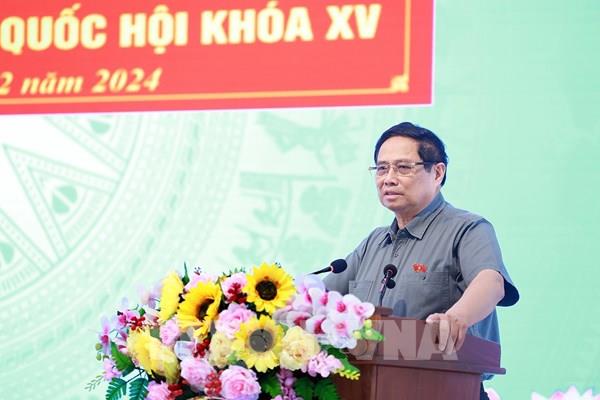 Thủ tướng Phạm Minh Chính tiếp xúc cử tri thành phố Cần Thơ